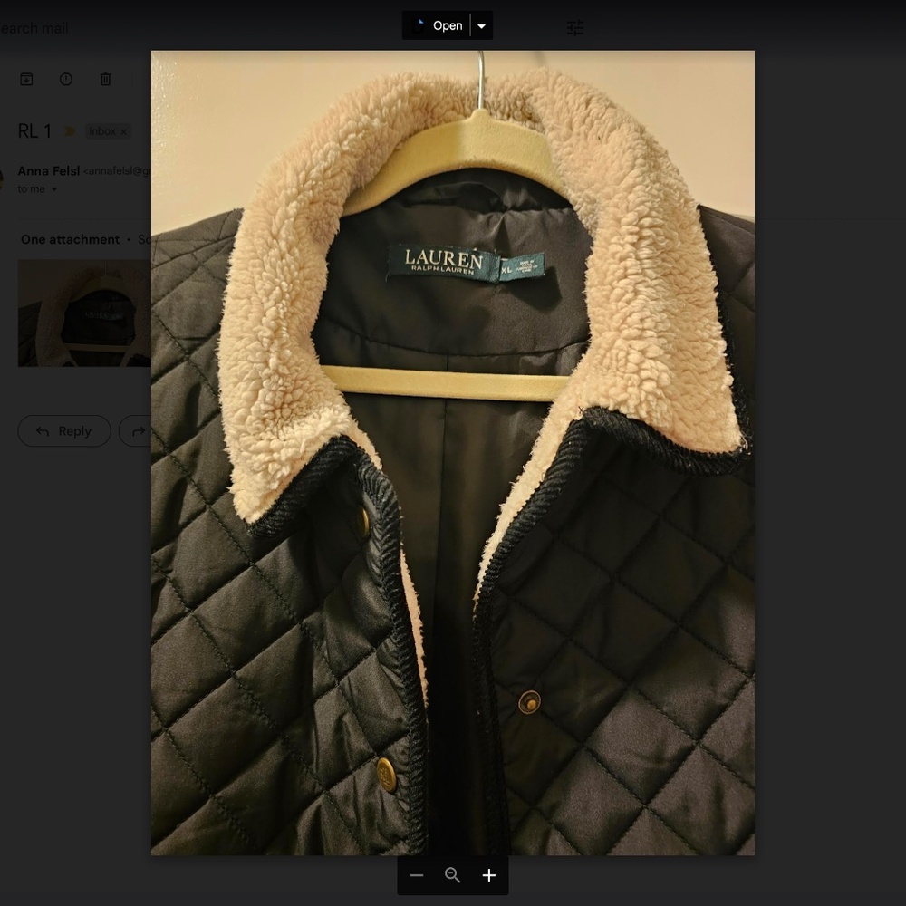 Ralph Lauren Black Jacket - Picture 2 of 7